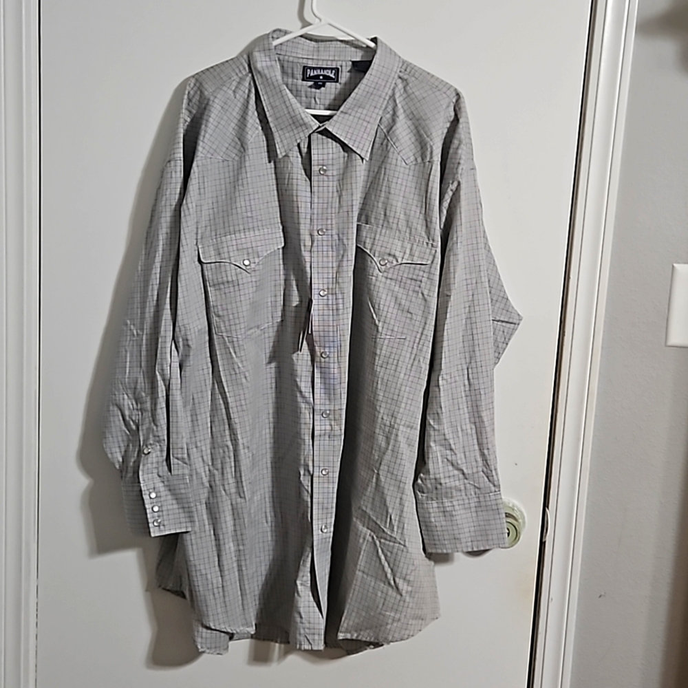 NWT Long sleeve pearl snap western shirt